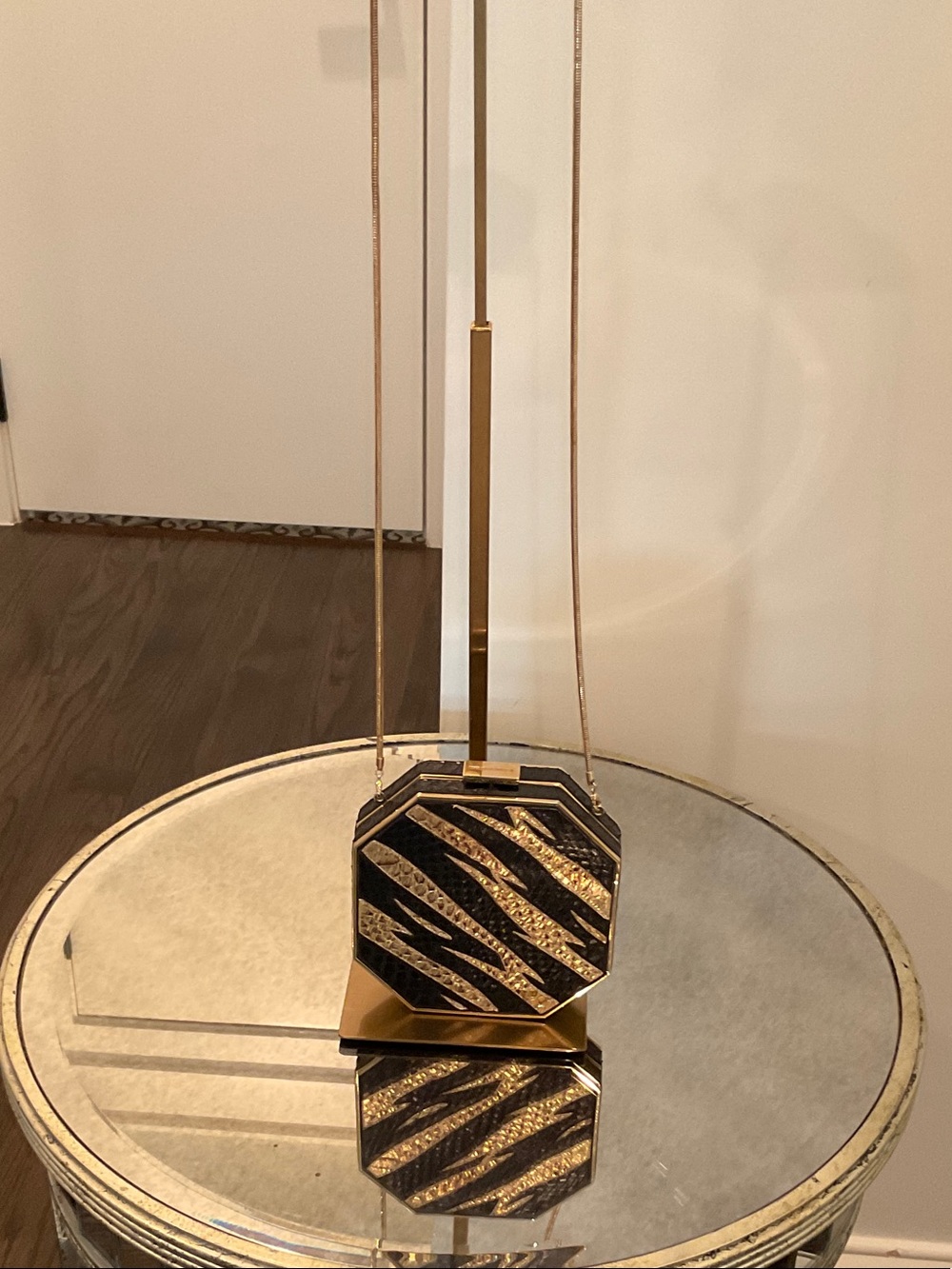 DSQUARED2 Black and Gold Mini Crossbody Bag